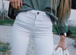 29 образов, с чем носить белые джинсы