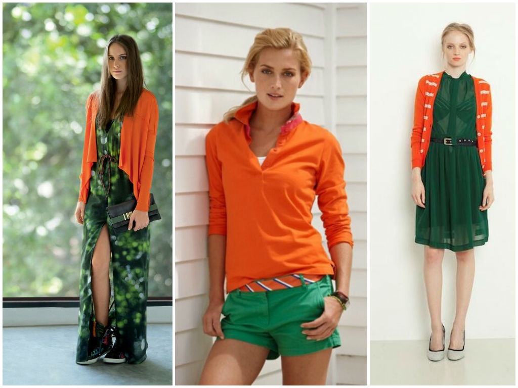 С чем сочетается зеленый цвет в одежде у женщин фото
