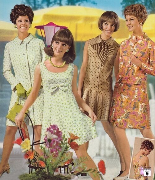 женская мода 60 х годов