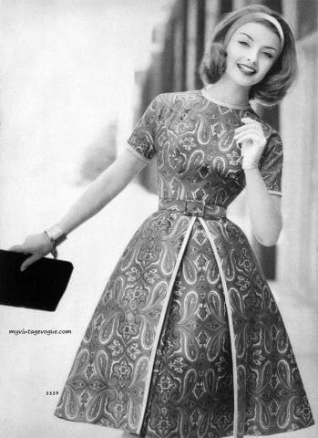 Юбки и платья в стиле 60-х